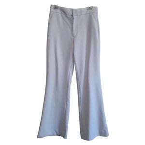 Banana Republic Cream Tuxedo Straigthleg Dress Pants Size 6